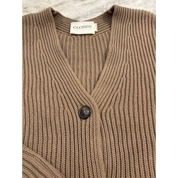 CLOSED Taupe Cardigan - Picture 7 of 7